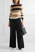 Thumbnail for your product : Max Mara Striped Cashmere Sweater - Beige