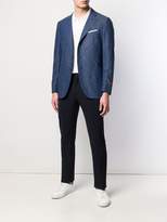Thumbnail for your product : Isaia melange buttoned blazer