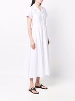 Thumbnail for your product : Aspesi Collared Shirt Midi Dress