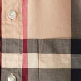 Thumbnail for your product : Burberry Short-sleeve Check Cotton Twill Shirt