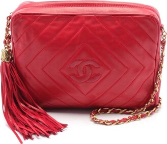Authentic Chanel Jelly Tote Bag Red Preowned