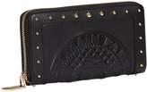 Thumbnail for your product : Balmain Studded Zip Around Wallet