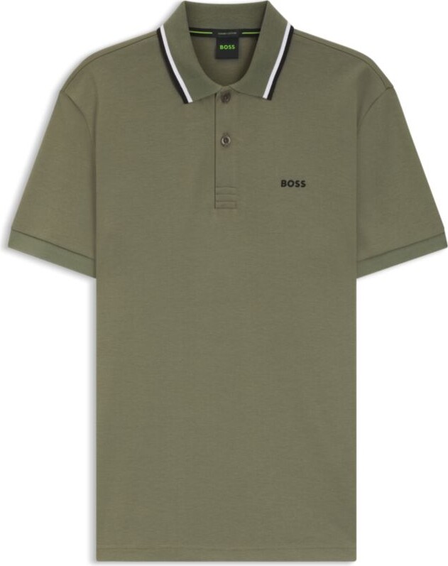 HUGO BOSS Paddy slim-fit polo shirt in interlock cotton