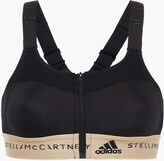 Thumbnail for your product : adidas by Stella McCartney Mesh-paneled stretch sports bra