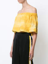 Thumbnail for your product : Raquel Allegra cropped off shoulder blouse