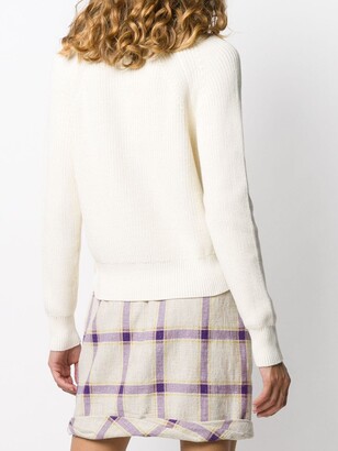 MICHAEL Michael Kors Ribbed Side Button Jumper