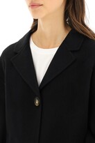Thumbnail for your product : LOULOU STUDIO MOHO CROPPED COAT IN WOOL AND CASHMERE S Black Cashmere,Wool