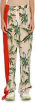 Thumbnail for your product : Stella McCartney Birds of Paradise Print Wide-Leg Lounge Pants w/ Solid Stripe