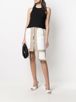 Thumbnail for your product : Lourdes High-Rise Asymmetric Fitted Skirt