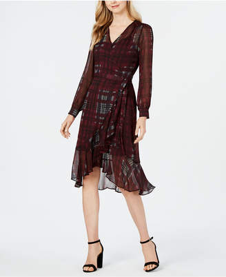Nanette Lepore Nanette by Plaid Wrap Dress, Created for Macy's