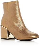 Thumbnail for your product : Kenneth Cole Reeve 2 Metallic Block Heel Booties