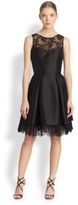 Thumbnail for your product : Theia Lace Yoke Cocktail Dress