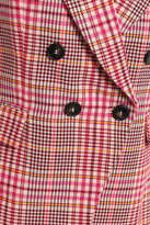 Thumbnail for your product : Stella Jean Double-breasted Prince Of Wales Checked Cotton-blend Blazer