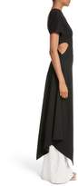 Thumbnail for your product : Rosetta Getty One-Shoulder Asymmetrical Jersey Dress