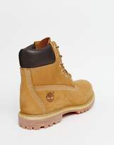 Thumbnail for your product : Timberland 6 Inch Premium Lace Up Beige Flat Boots