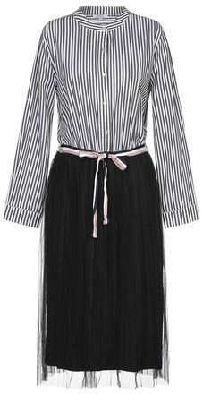 bardot knee length dress