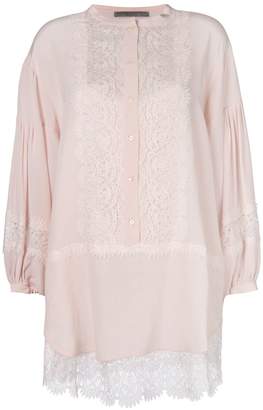 Ermanno Scervino lace panelled blouse