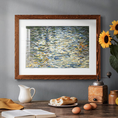 Ivy Bronx Water Reflections Framed On Canvas Print