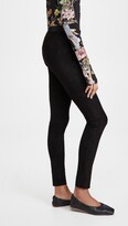 Thumbnail for your product : Alice + Olivia Front Zip Suede Leggings