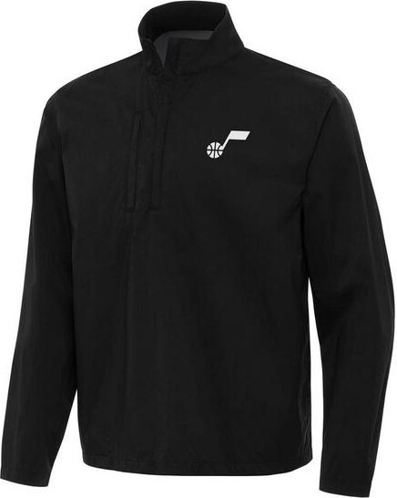 Utah Jazz Antigua Brisk 1/4 Zip Small Black