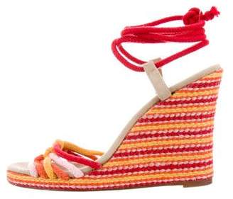 Marc by Marc Jacobs Wrap-Around Espadrille Wedges