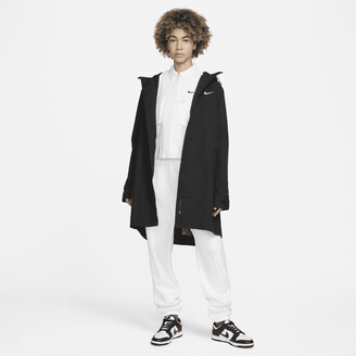 Nike Women's Sportswear Essential Storm-FIT Woven Parka Jacket in Black