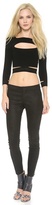Thumbnail for your product : Cushnie Knit Cropped Top