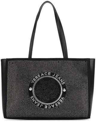 Versace Jeans studded tote bag