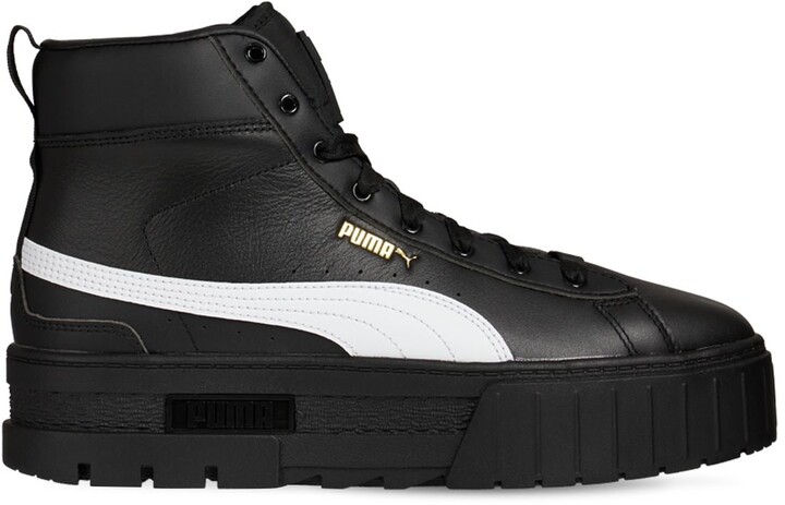 puma leather black