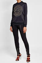 Thumbnail for your product : Versace Embellished Satin Sweatshirt