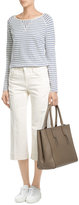 Thumbnail for your product : J Brand Cropped Wide Leg Jeans