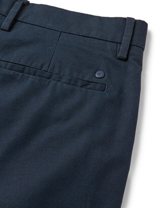 NN07 Theo Tapered Cotton-Blend Chinos - Men - Blue - 29W 32L