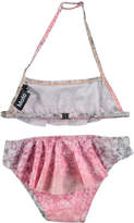Thumbnail for your product : Molo Nula Ruffle-Overlay Safari Bikini, Size 2T-14