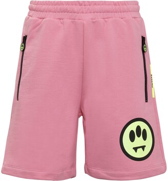 BARROW Smiley-Patch Knee-Length Shorts