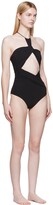 Thumbnail for your product : Nensi Dojaka SSENSE Exclusive Black One-Piece Swimsuit