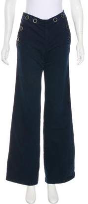 Tory Burch Mid-Rise Flared Jeans