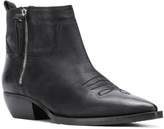 Thumbnail for your product : The Seller pointed stitch detail ankle boots