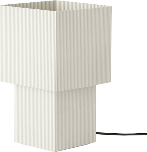 Pholc Romb Table Lamp in White, Size: Small