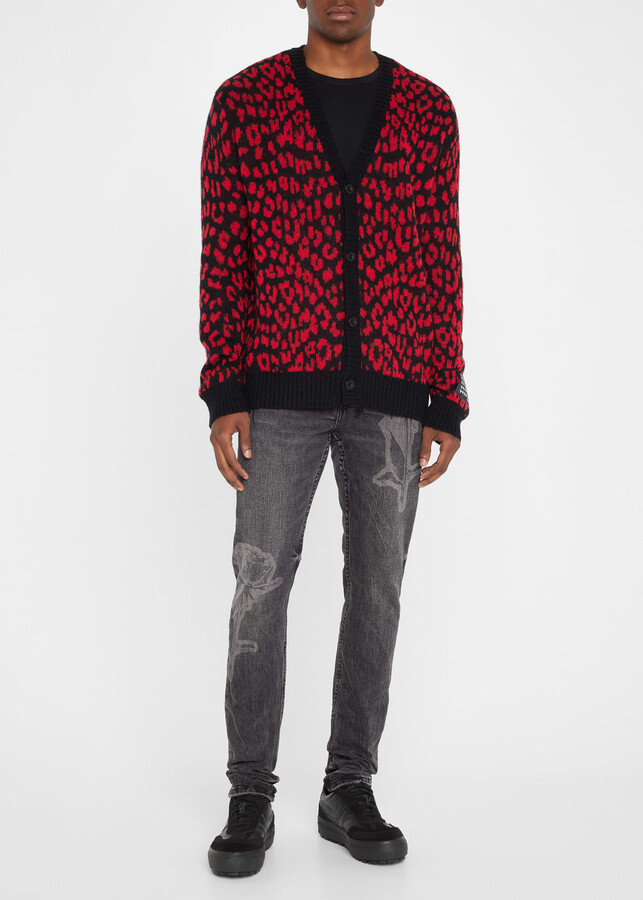 Ksubi Jungle Leopard Print Cardigan 