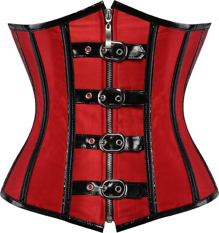 PADON Black Strapless Bikini top one Shoulder Corset top Cropped