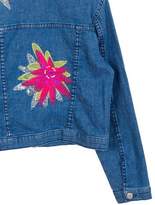 Thumbnail for your product : Junior Gaultier Girls' Denim Embroidered Jacket w/ Tags