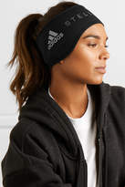 Thumbnail for your product : adidas by Stella McCartney Run Printed Stretch-fleece Headband - Black