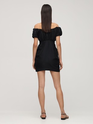SIR the Label Valetta Silk Taffeta Mini Dress