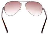 Thumbnail for your product : Michael Kors Gradient Aviator Sunglasses