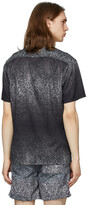 Thumbnail for your product : Bather Black & Grey Gradient Cheetah Camp Shirt