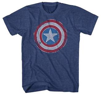 Captain America Men's Captain America Shield T-Shirt Academy