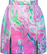 Thumbnail for your product : Zance Mini Skirt Candy Marble