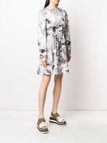 Thumbnail for your product : Stella McCartney Silk Abstract Print Dress