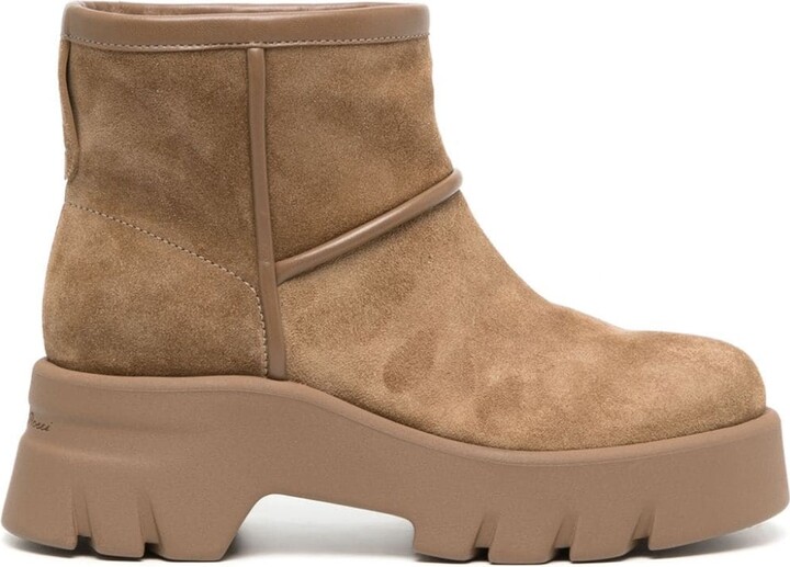Gianvito Rossi Stormy Suede Ankle Boots