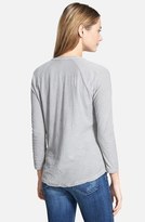 Thumbnail for your product : James Perse Open Henley Raglan Tee